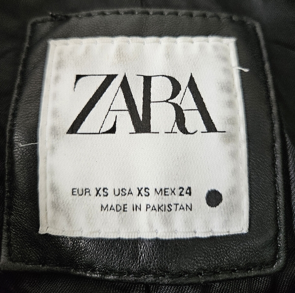 Zara Genuine Sheep Leather Jacket - size extra small - Picture 3 of 12